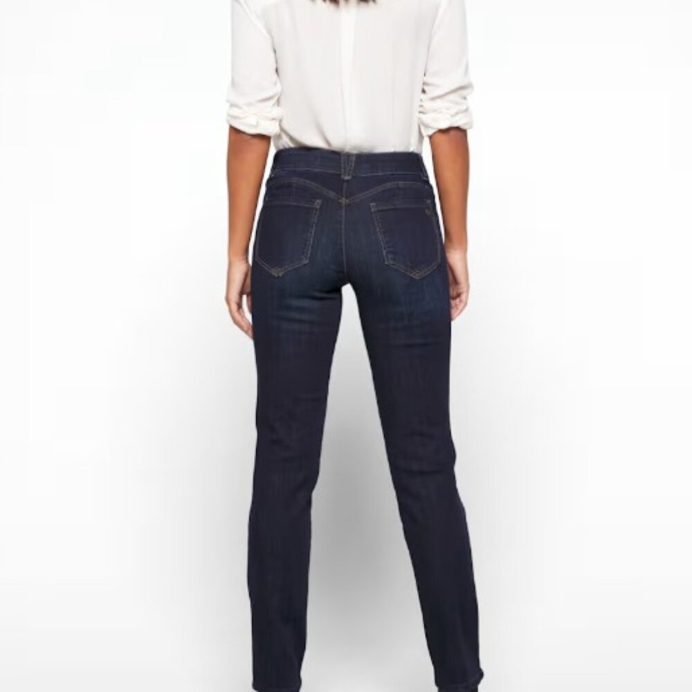 NWOT DEMOCRACY Natalie Ab Solution Straight Leg Jean-Stich Fix 8P - Picture 2 of 5